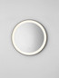 Preview: Nova Luce LED Spiegel Ural 20W neutralweiss 4000K IP44 Aluminium Spiegelglas Ø60cm 9006016