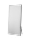 Preview: Nova Luce LED Spiegel Adon 42W neutralweiss 4000K IP44 Schwarz Weiß Aluminium Spiegelglas 150x75cm 9006018
