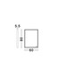 Preview: Nova Luce LED Spiegel Ambor dimmbar 38W neutralweiss 4000K IP44 Gold Aluminium Spiegelglas 80x60cm 9006019