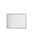 Preview: Nova Luce LED Spiegel Ambor dimmbar 37W neutralweiss 4000K IP44 Schwarz Aluminium Spiegelglas 80x60cm 9006021