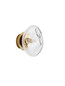 Preview: Nova Luce Wandleuchte King G9 Altmessing Glas Metall Ø17cm 9006033