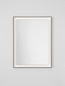 Preview: Nova Luce LED Spiegel Ural 29W warmweiss 3000K IP44 Aluminium Spiegelglas 80x60cm 9006037