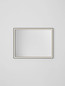 Preview: Nova Luce LED Spiegel Ambor dimmbar 37W warmweiss 3000K IP44 Schwarz Aluminium Spiegelglas 80x60cm 9006040