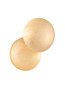 Preview: Nova Luce LED Wandleuchte Soleil 6W warmweiss 3000K Blattgold Aluminium Ø20cm 9006081