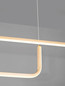 Preview: Nova Luce LED Pendelleuchte Strita dimmbar 40W warmweiss 3000K Messinggold Aluminium 150cm 9006089