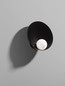 Preview: Nova Luce Wandleuchte Minim G9 Schwarz Opal Stahl Glas Ø23cm 9006091