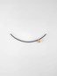 Preview: Nova Luce LED Wandleuchte Kima 14W warmweiss 3000K Schwarz Gold Aluminium 62,5x14,5cm 9006094
