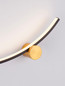 Preview: Nova Luce LED Wandleuchte Kima 14W warmweiss 3000K Schwarz Gold Aluminium 62,5x14,5cm 9006094