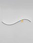 Preview: Nova Luce LED Wandleuchte Kima 20W warmweiss 3000K Schwarz Gold Aluminium 102x20cm 9006096
