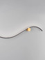 Preview: Nova Luce LED Wandleuchte Kima 20W warmweiss 3000K Schwarz Gold Aluminium 102x20cm 9006096
