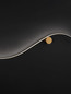 Preview: Nova Luce LED Wandleuchte Kima 20W warmweiss 3000K Schwarz Gold Aluminium 102x20cm 9006096