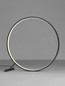 Preview: Nova Luce LED Stehleuchte Hola 46W warmweiss 3000K Schwarz Aluminium Ø80cm 9006098