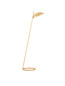 Preview: Nova Luce LED Stehleuchte Flute dimmbar 30W warmweiss 3000K Gold Aluminium 153cm 9006099