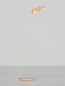 Preview: Nova Luce LED Stehleuchte Flute dimmbar 30W warmweiss 3000K Gold Aluminium 153cm 9006099