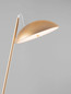 Preview: Nova Luce LED Stehleuchte Flute dimmbar 30W warmweiss 3000K Gold Aluminium 153cm 9006099