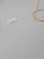 Preview: Nova Luce LED Stehleuchte Flute dimmbar 30W warmweiss 3000K Gold Aluminium 153cm 9006099