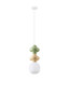 Preview: Nova Luce Pendelleuchte Clio E14 Mehrfarbig Glas Metall Ø18cm 9009117