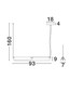 Preview: Nova Luce LED Pendelleuchte Apnea dimmbar 20W warmweiss 3000K Schwarz Gold Grau Glas Metall 93x7cm 9009133