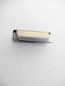 Preview: Nova Luce LED Wandleuchte Apnea 7W warmweiss 3000K Schwarz Gold Grau Glas Metall 30x11cm 9009134