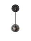 Preview: Nova Luce LED Wandleuchte Las 13W warmweiss 3000K Rauchgrau Schwarz Glas Metall 52x23cm 9009139