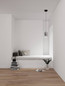 Preview: Nova Luce LED Pendelleuchte Aelia 3W warmweiss 3000K Rauchgrau Schwarz Glas Metall Ø10cm 9009141