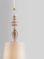Preview: Nova Luce Pendelleuchte Damo E27 Braun Hellbraun Creme Metall Keramik Ø22cm 9009147