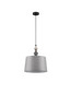 Preview: Nova Luce Pendelleuchte Damo E27 Schwarz Grau Braun Metall Keramik Ø34cm 9009149