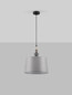 Preview: Nova Luce Pendelleuchte Damo E27 Schwarz Grau Braun Metall Keramik Ø34cm 9009149