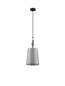 Preview: Nova Luce Pendelleuchte Damo E27 Schwarz Grau Braun Metall Keramik Ø22cm 9009150
