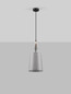 Preview: Nova Luce Pendelleuchte Damo E27 Schwarz Grau Braun Metall Keramik Ø22cm 9009150