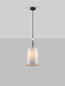 Preview: Nova Luce Pendelleuchte Damo E27 Schwarz Grau Braun Metall Keramik Ø22cm 9009150