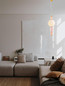 Preview: Nova Luce LED Pendelleuchte Obrie 12W warmweiss 3000K Mehrfarbig Glas Metall Ø20cm 9009152