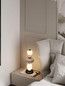 Preview: Nova Luce LED Tischleuchte Oneta dimmbar 16W warmweiss 3000K Mehrfarbig Glas Metall Ø20cm 9009159