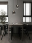 Preview: Nova Luce LED Pendelleuchte Oblo 3W warmweiss 3000K Rauchgrau Schwarz Glas Metall Ø16cm 9009174