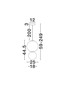 Preview: Nova Luce LED Pendelleuchte Noesis 7W warmweiss 3000K Jaspis Schwarz Opal Glas Metall Ø25cm 9009193