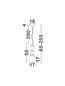 Preview: Nova Luce LED Pendelleuchte Palo dimmbar 20W warmweiss 3000K Mehrfarbig Glas Metall Ø17cm 9009204