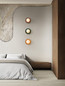 Preview: Nova Luce Wandleuchte Orbique G9 Mokka Opal Glas Keramik Ø16cm 9009214