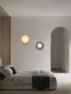 Preview: Nova Luce Wandleuchte Petel G9 Creme Opal Glas Keramik Ø23,5cm 9009218