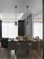 Preview: Nova Luce Pendelleuchte Blacu E27 Rauchgrau Schwarz Glas Metall Ø15cm 9009270