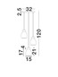 Preview: Nova Luce Pendelleuchte Blacu 3-flammig 3xE27 Rauchgrau Schwarz Glas Metall Ø32cm 9009271
