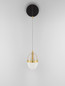 Preview: Nova Luce LED Wandleuchte Egna 13W warmweiss 3000K Cognac Gold Opal Glas Metall 48x12cm 9009282