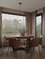 Preview: Nova Luce LED Pendelleuchte Pallina dimmbar 12W warmweiss 3000K Schwarz Opal Mokka Glas Metall Ø12cm 9009301