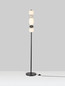 Preview: Nova Luce LED Stehleuchte Pallina dimmbar 16W warmweiss 3000K Mehrfarbig Glas Metall 160cm 9009309