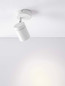 Preview: Nova Luce Deckenleuchte Alma GU10 IP44 Weiß Aluminium Ø8cm 9011314