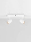 Preview: Nova Luce Deckenleuchte Alma 2-flammig 2xGU10 IP44 Weiß Aluminium 37x13cm 9011316
