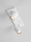 Preview: Nova Luce Deckenleuchte Alma 2-flammig 2xGU10 IP44 Weiß Aluminium 37x13cm 9011316