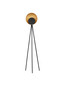 Preview: Nova Luce LED Stehleuchte Kitro 12W warmweiss 3000K Schwarz Gold Metall 151cm 9011320