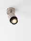 Preview: Nova Luce Deckenstrahler Ison schwenkbar GU10 Nickel Metall Ø8cm 9011325