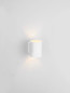 Preview: Nova Luce Wandleuchte Dazle G9 Weiß Aluminium Ø8cm 9011330
