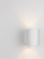 Preview: Nova Luce Wandleuchte Dazle G9 Weiß Aluminium Ø8cm 9011330